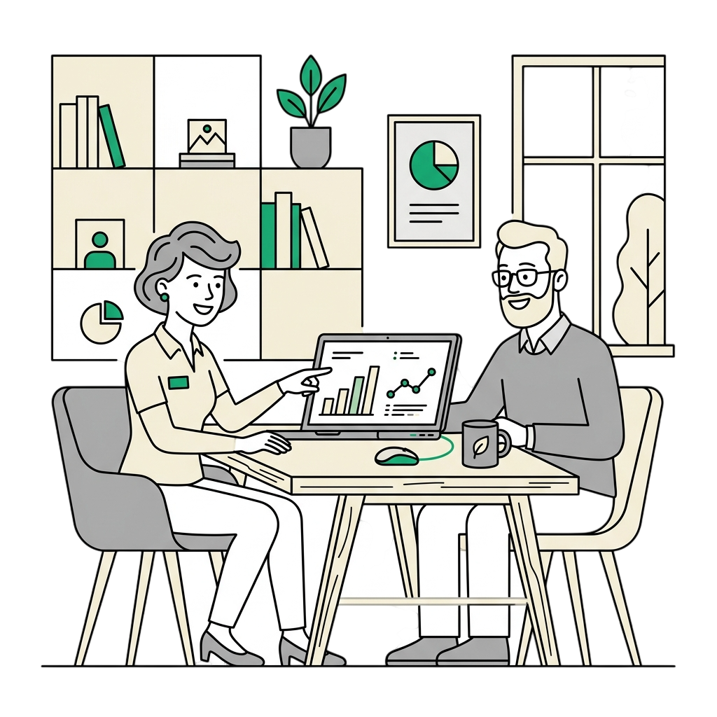 Soporte IT Ilustración